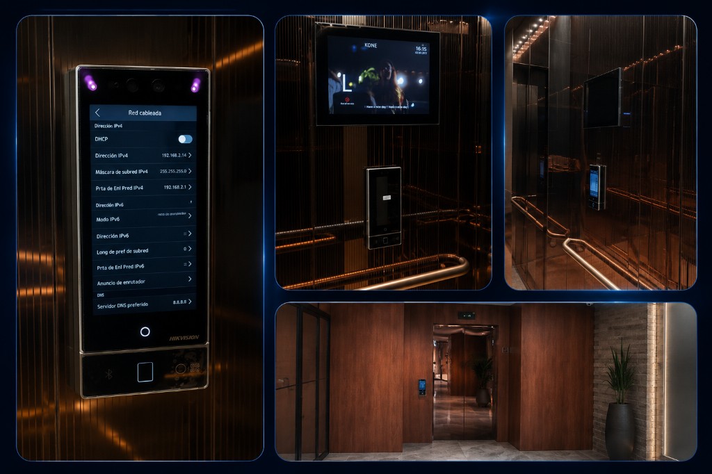 Control Lift — acceso en ascensor con biométricos Hikvision integrados por Ingenio Automatización