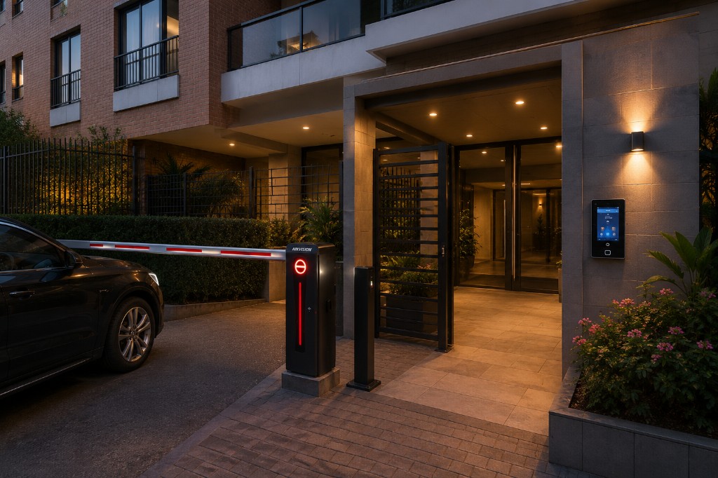 Integración residencial inteligente con control vehicular, peatonal y videoportería IP